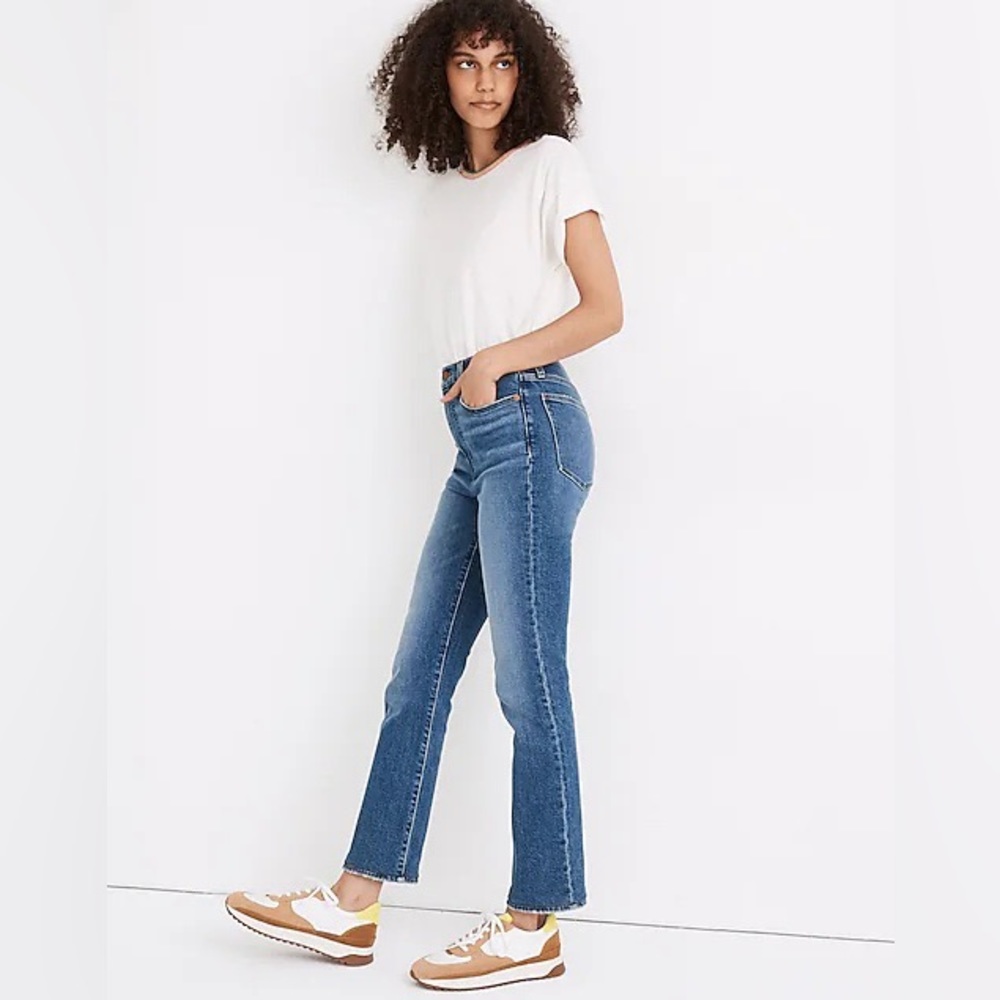 Madewell Slim Demi-Boot Jeans in Northaven Wash, size 24